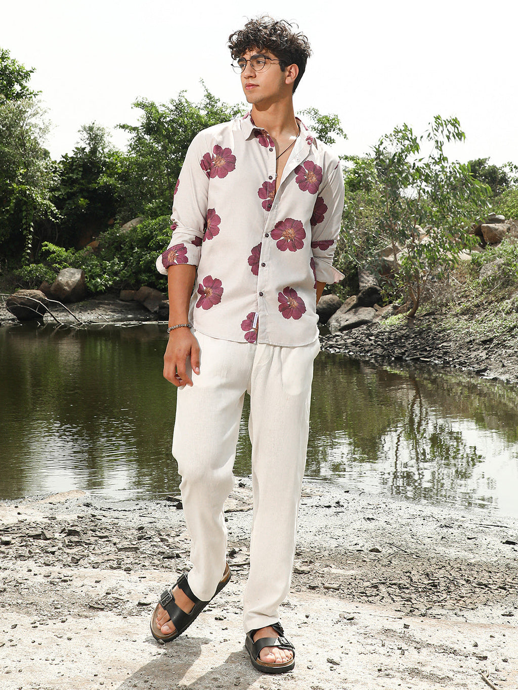 Blooming Flora Imprint Shirt