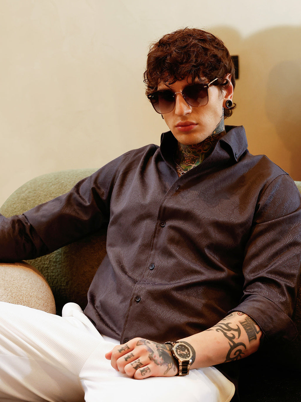 Reptilia Jacquard Shirt