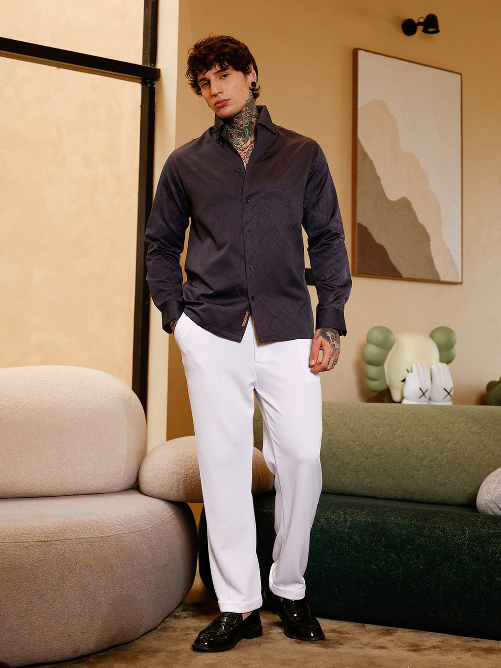 Reptilia Jacquard Shirt