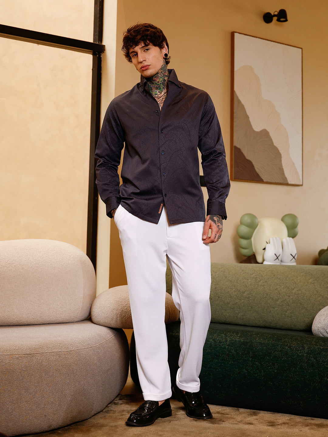 Reptilia Jacquard Shirt