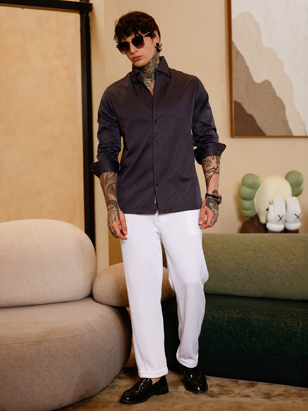 Reptilia Jacquard Shirt