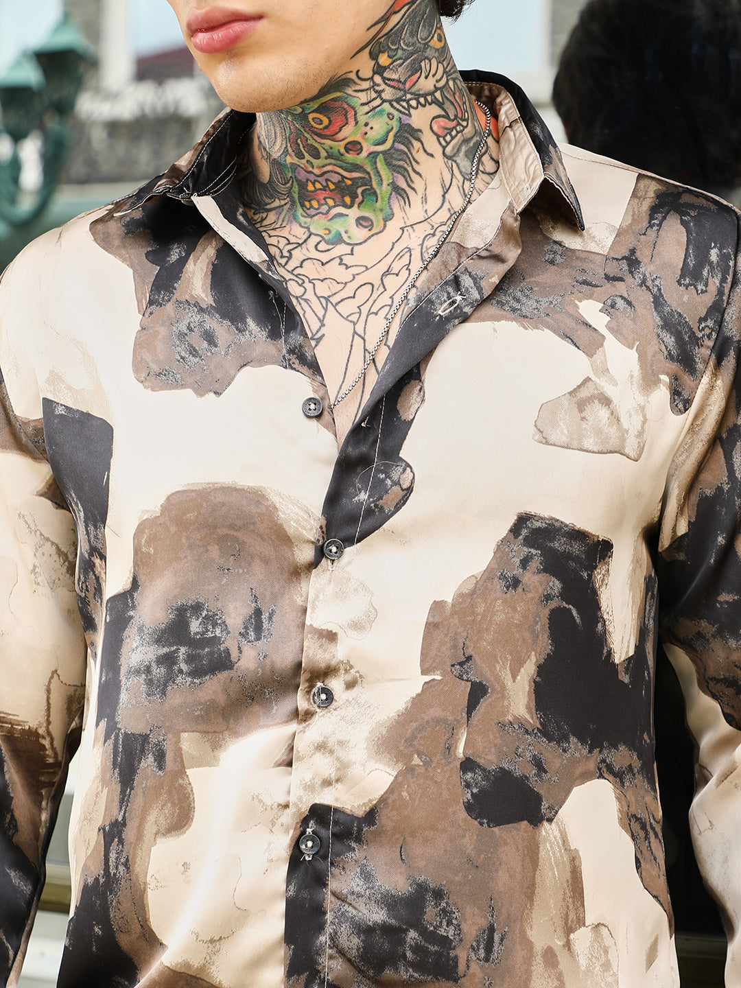 Abstract-Smear Imprint Shirt