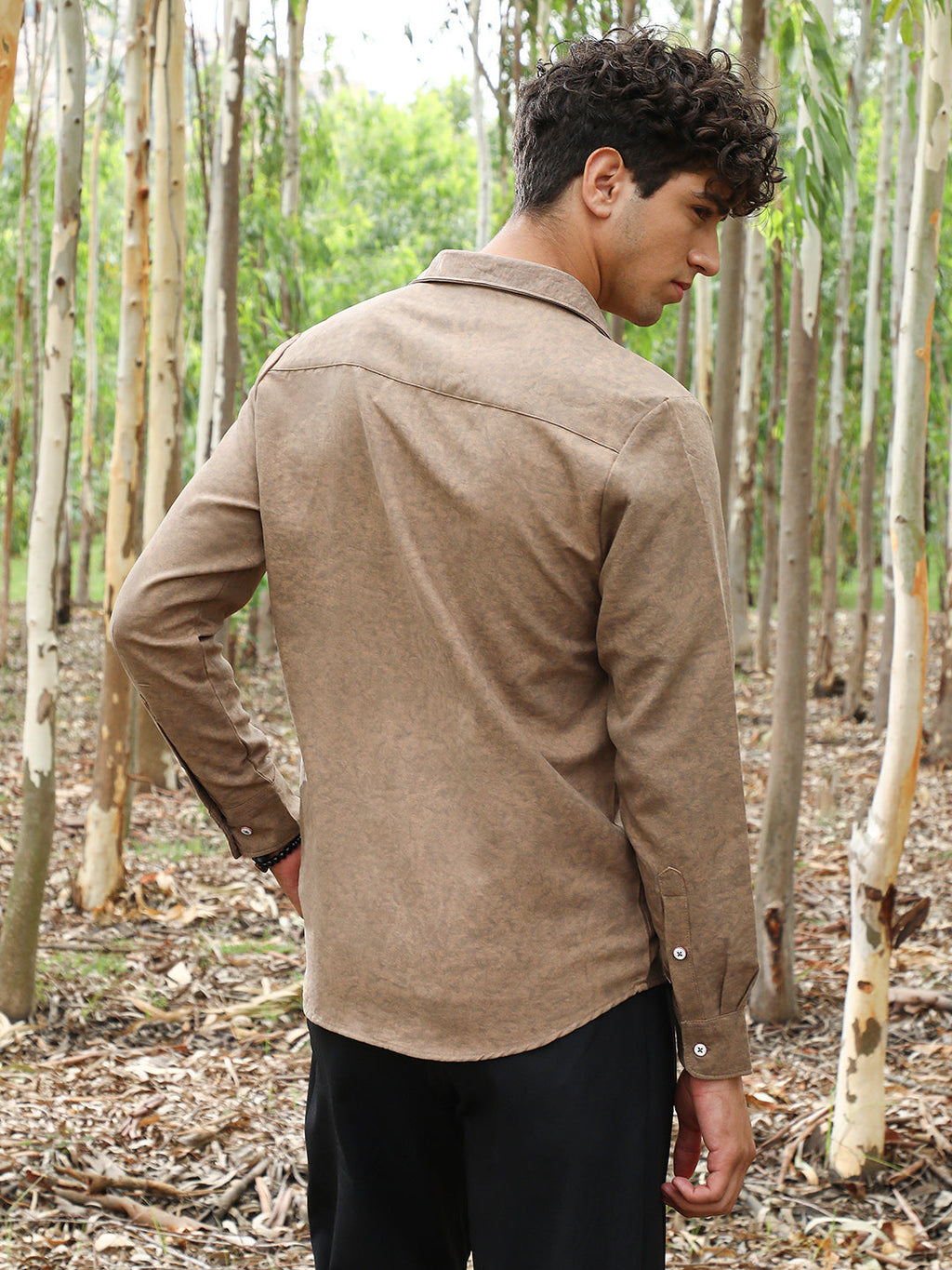 Grazed-Fade Imprint Shirt