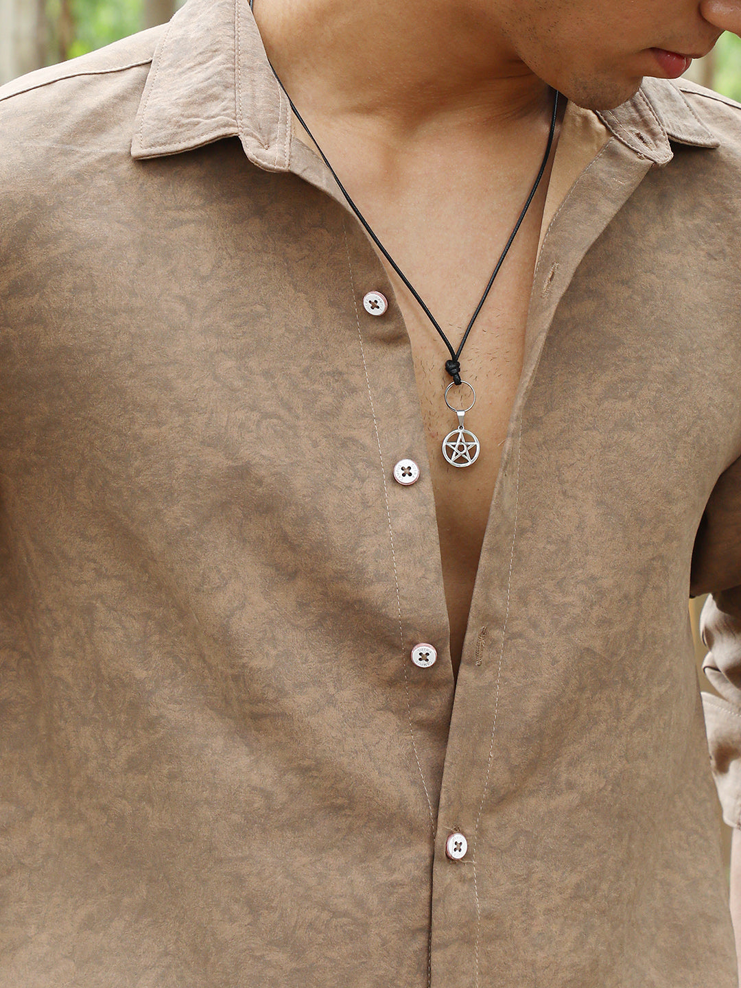 Grazed-Fade Imprint Shirt