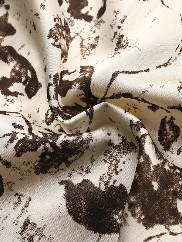 Faded-Flora Jacquard Shirt