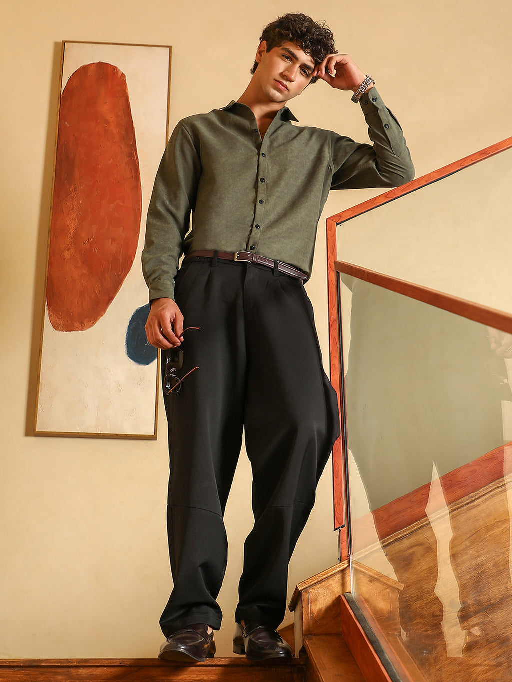 Mono-Fluid Imprint Shirt