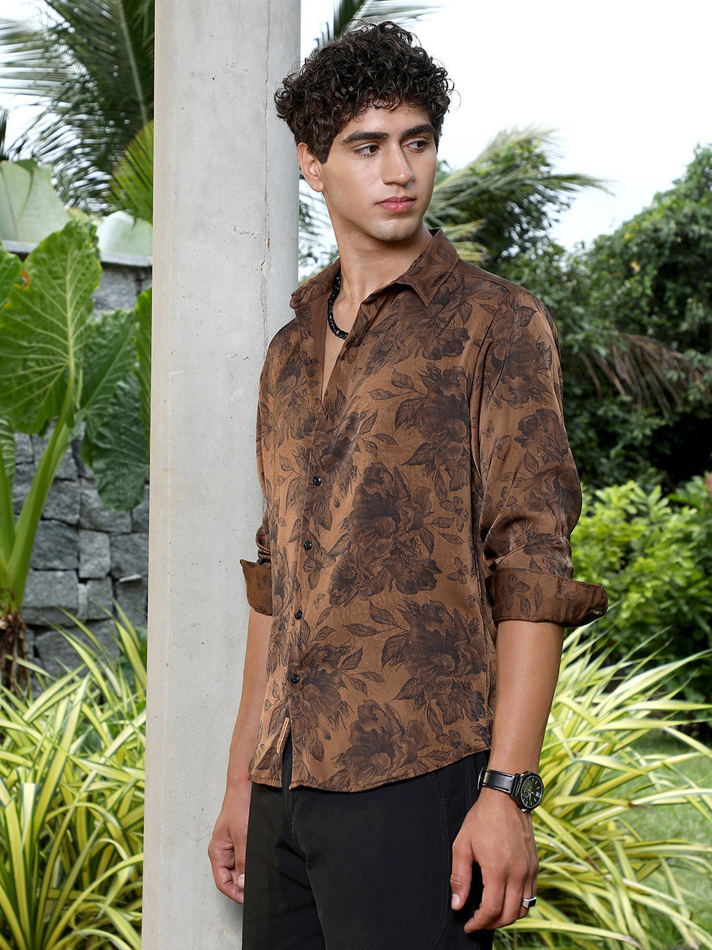 Papillon-Garden Imprint Shirt