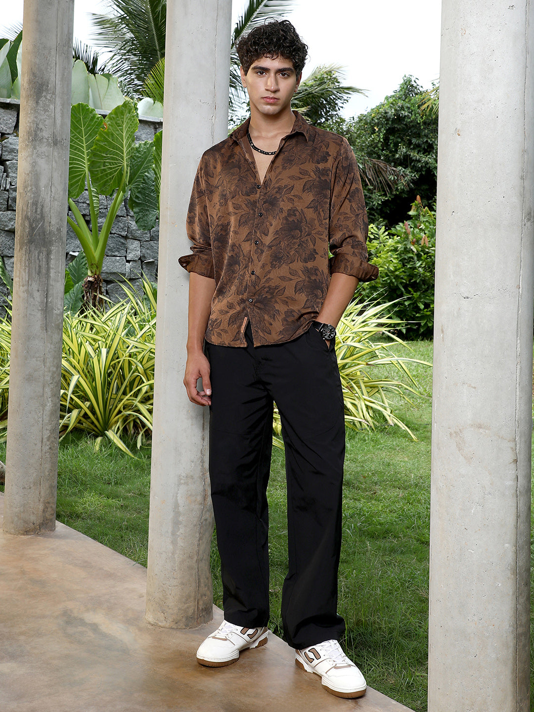 Papillon-Garden Imprint Shirt