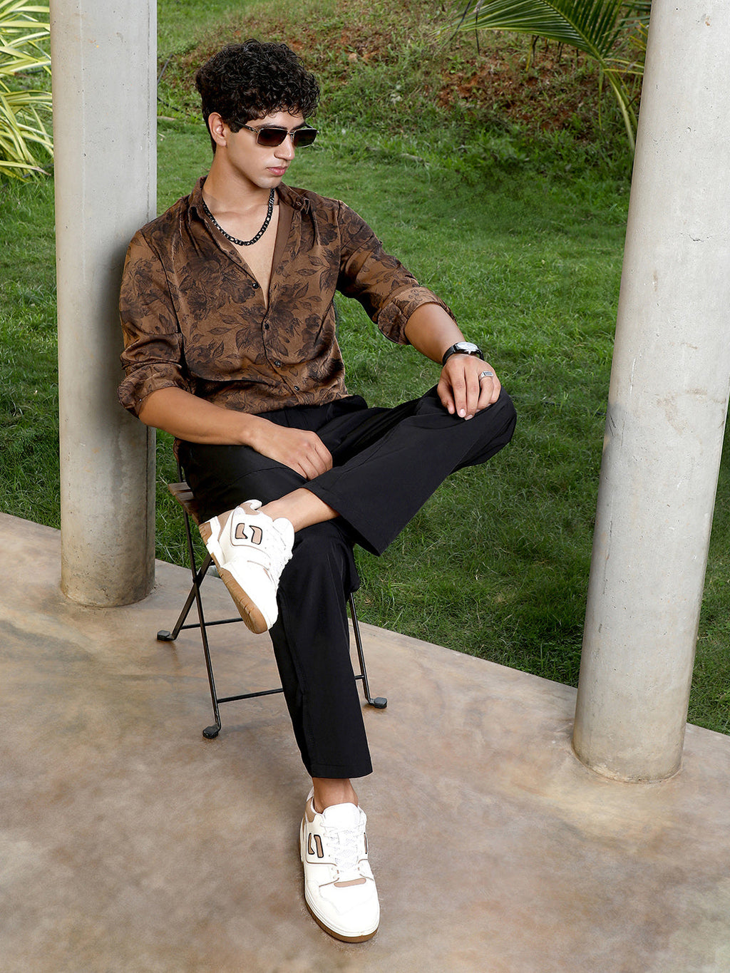 Papillon-Garden Imprint Shirt