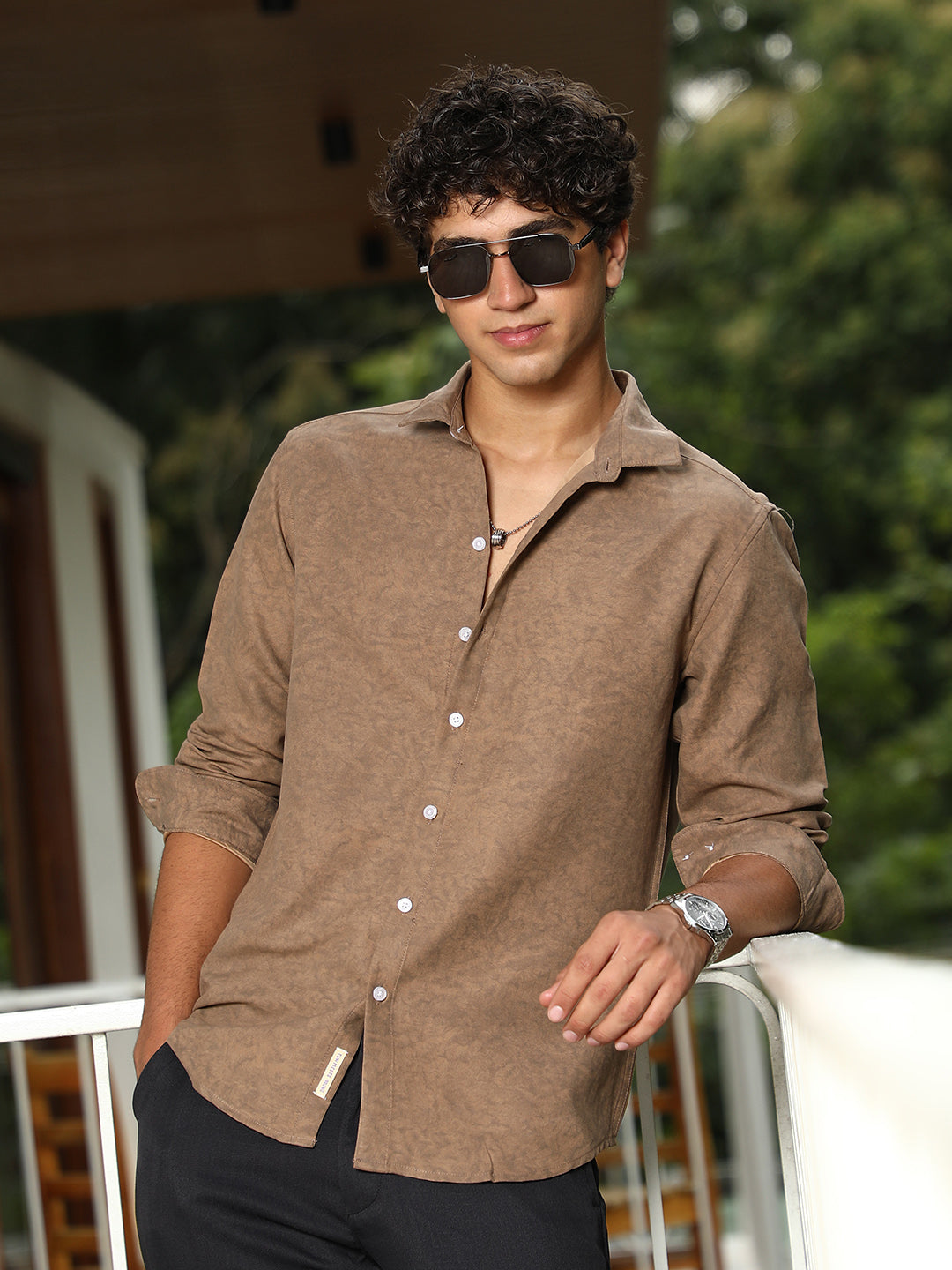 Mono-Fluid Imprint Shirt