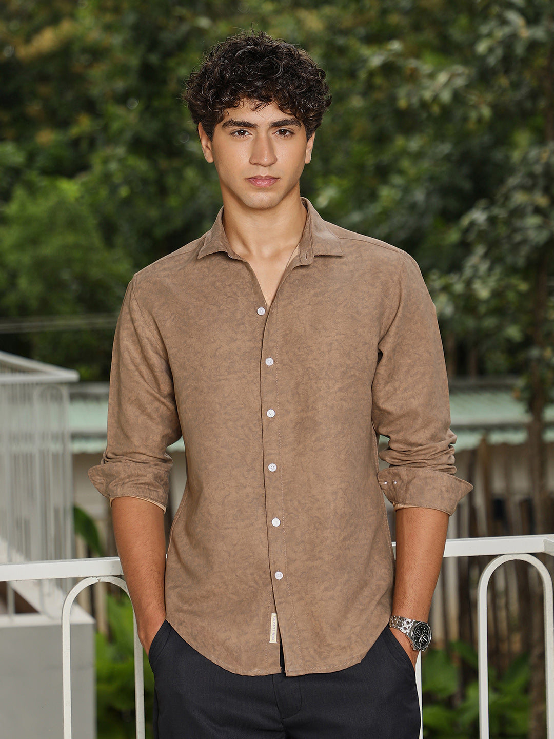 Mono-Fluid Imprint Shirt