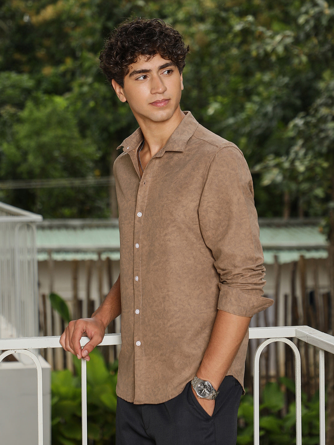 Mono-Fluid Imprint Shirt