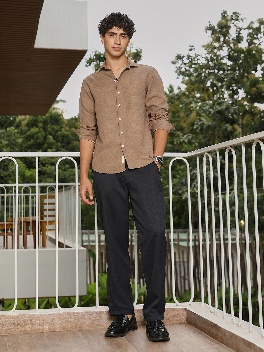 Mono-Fluid Imprint Shirt