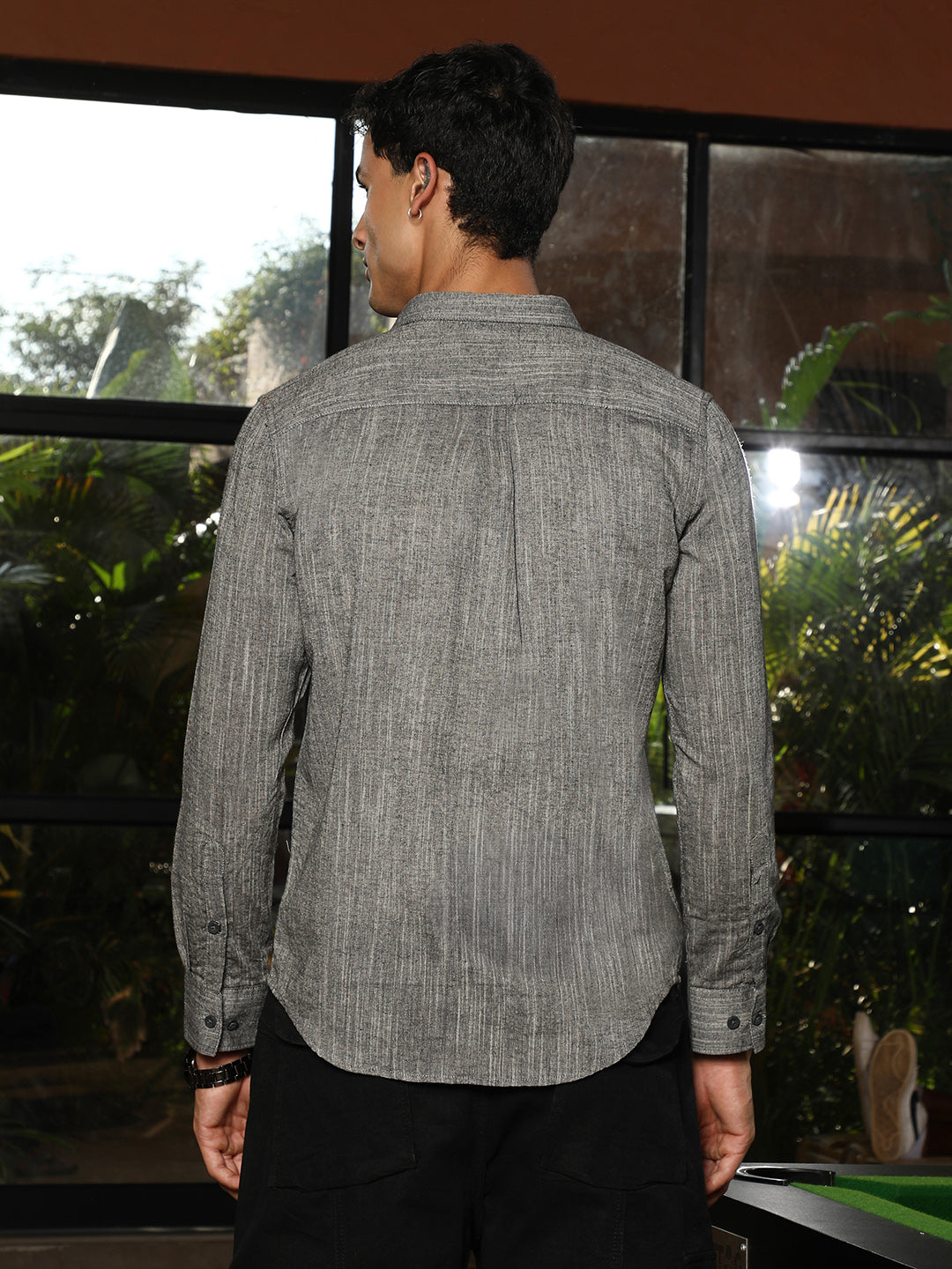 Thread-Jacquard Shirt