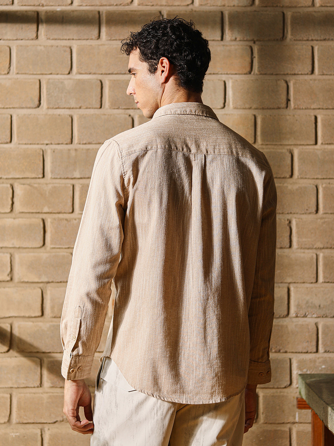 Thread-Jacquard Shirt