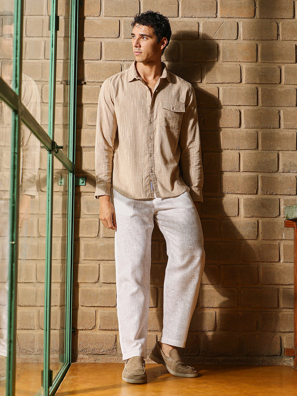 Thread-Jacquard Shirt