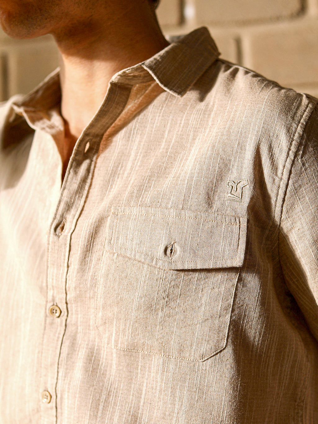 Thread-Jacquard Shirt