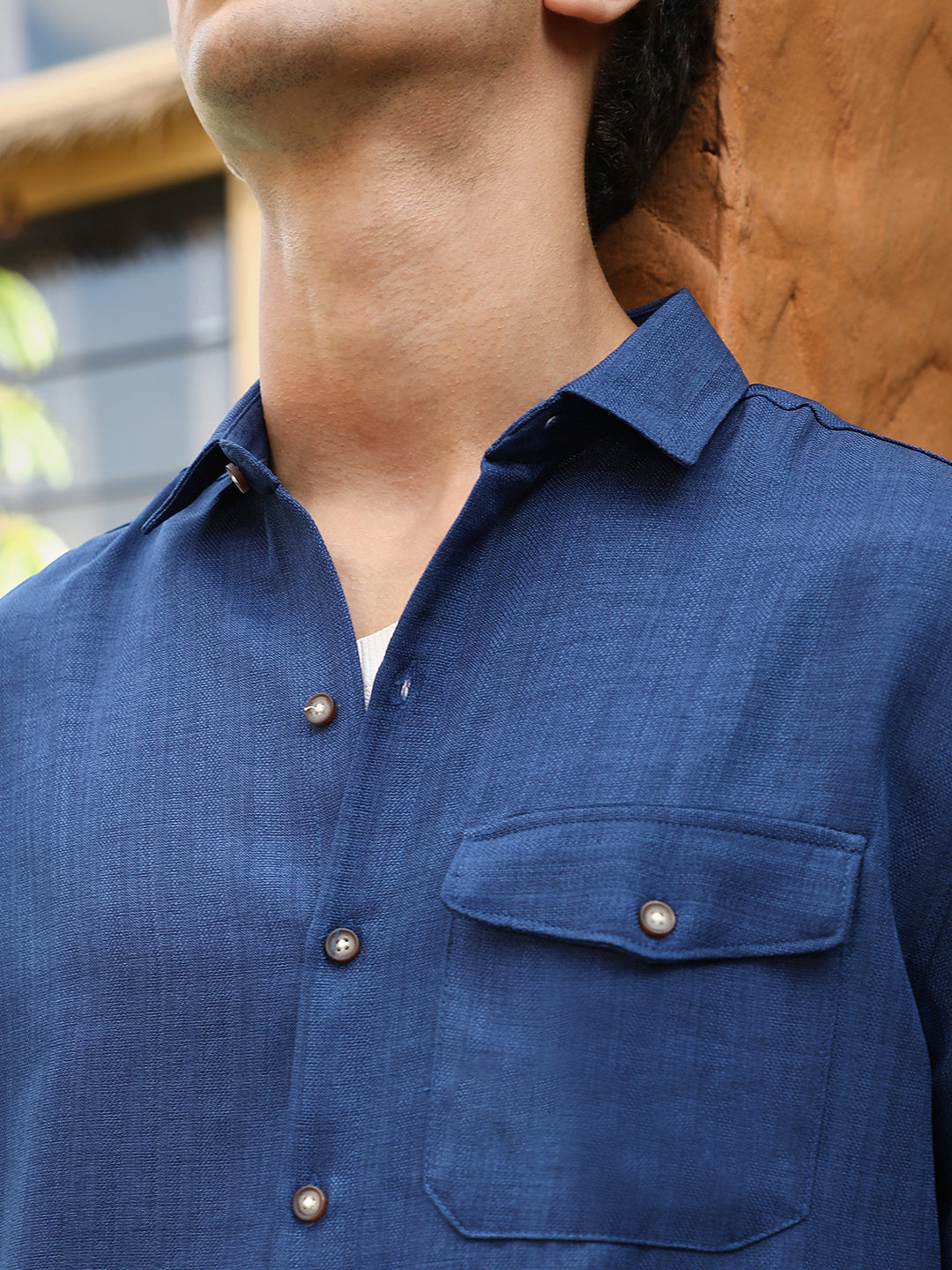 Solid Dobby Regular Shirt