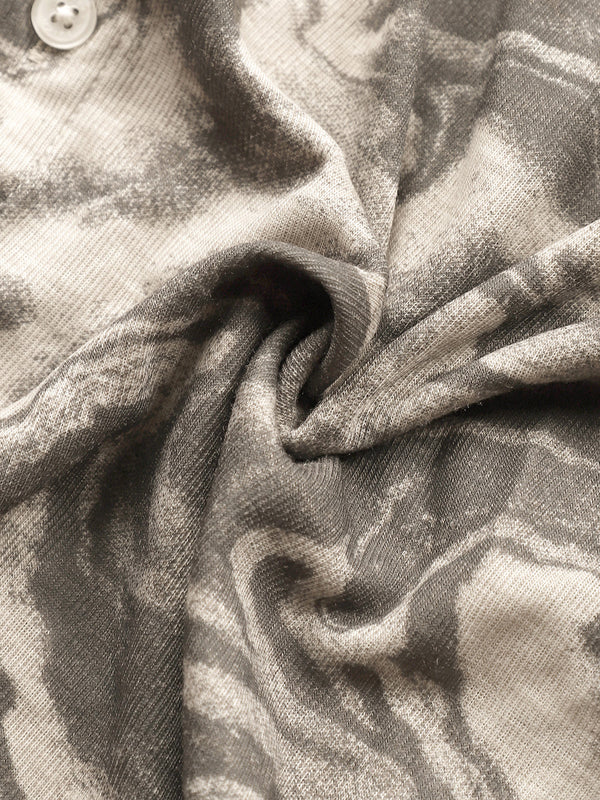 Fluid-Marble Textured Shirt