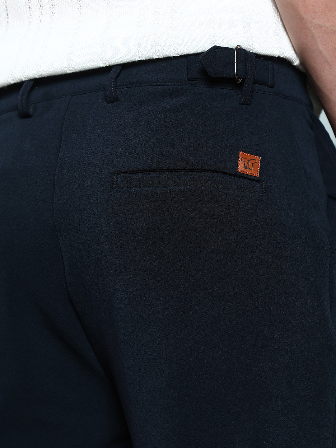 Pleated Cuffed Trousers