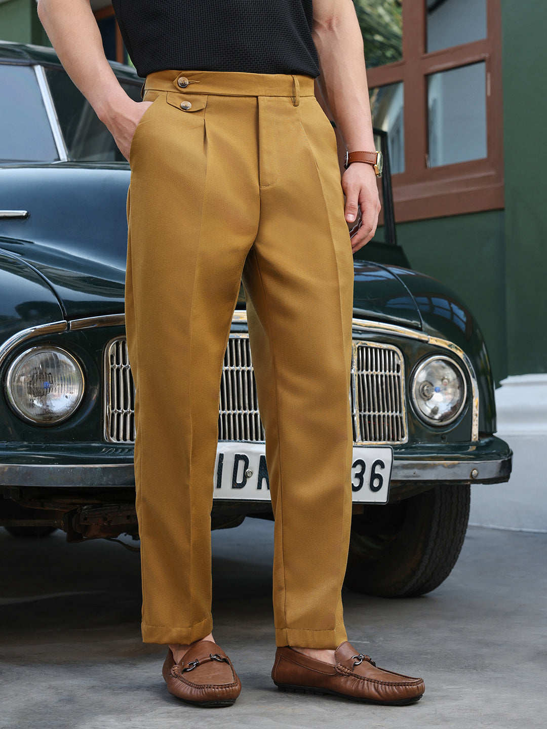 Men's Trouser Men Polyester Twill