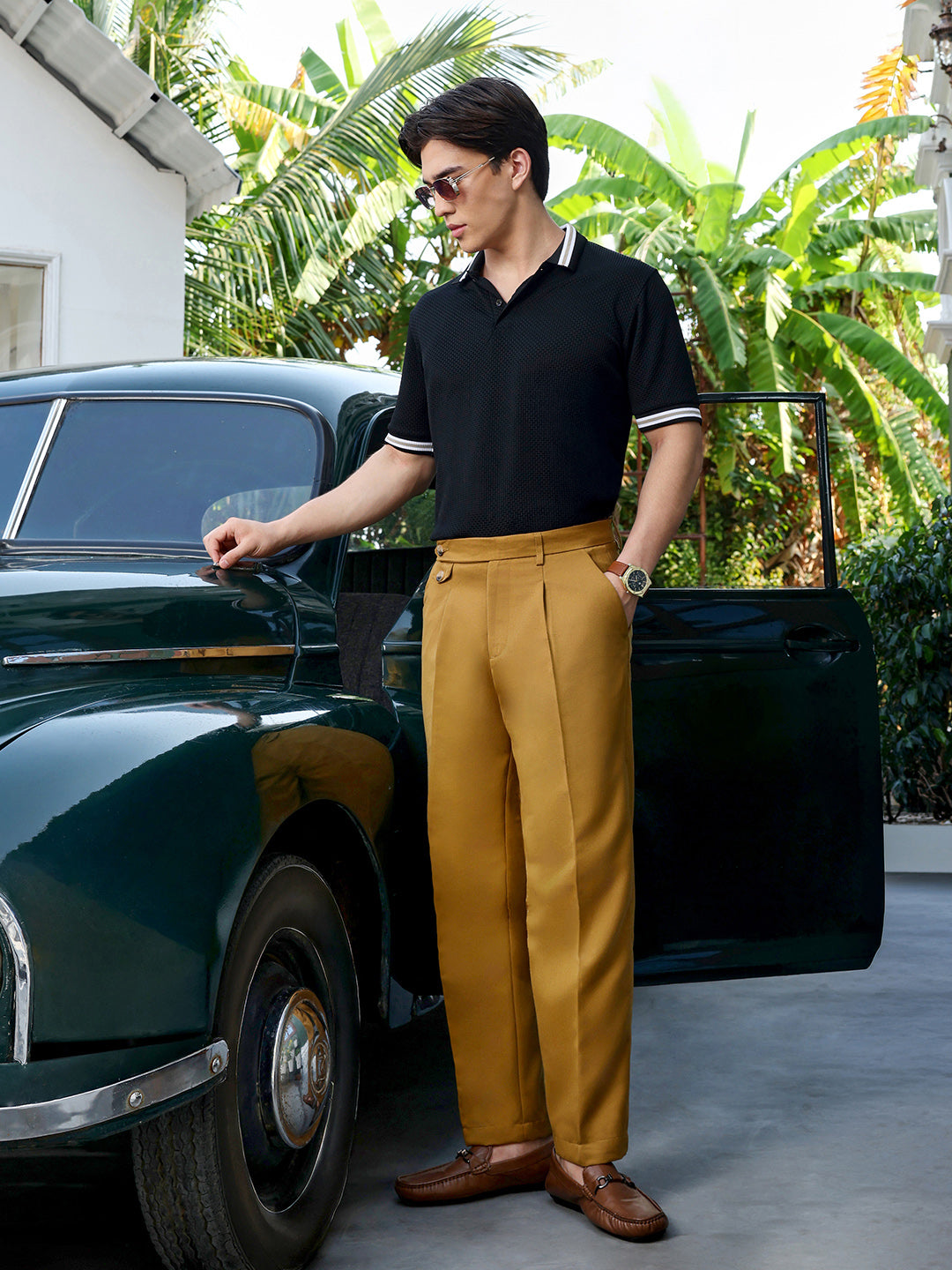 Men's Trouser Men Polyester Twill