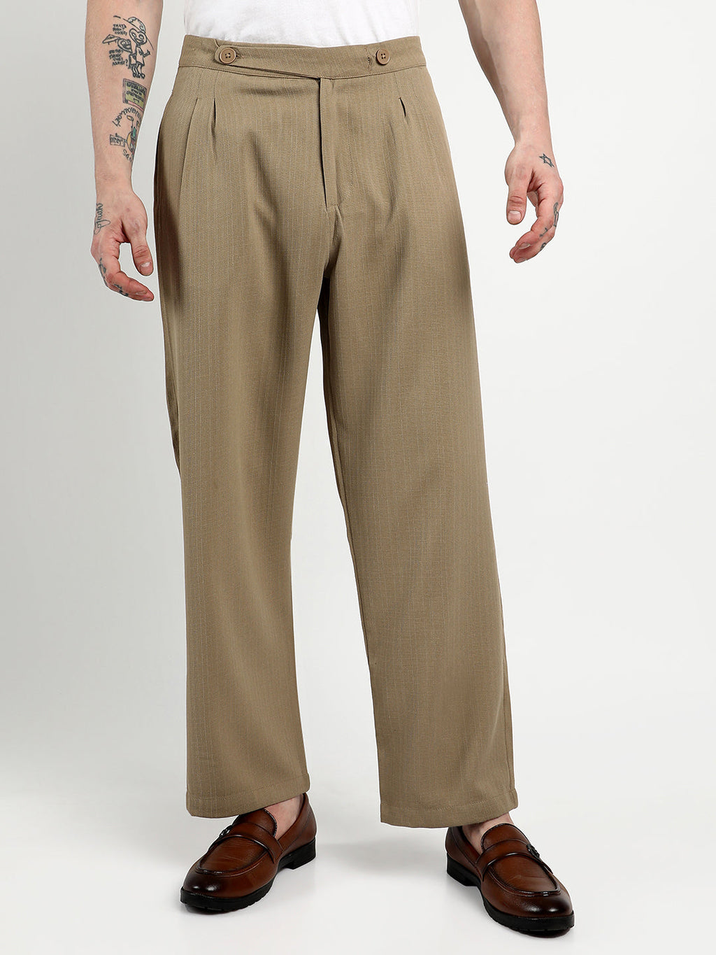 Lightweight - Tailored Linen-Blend Trousers