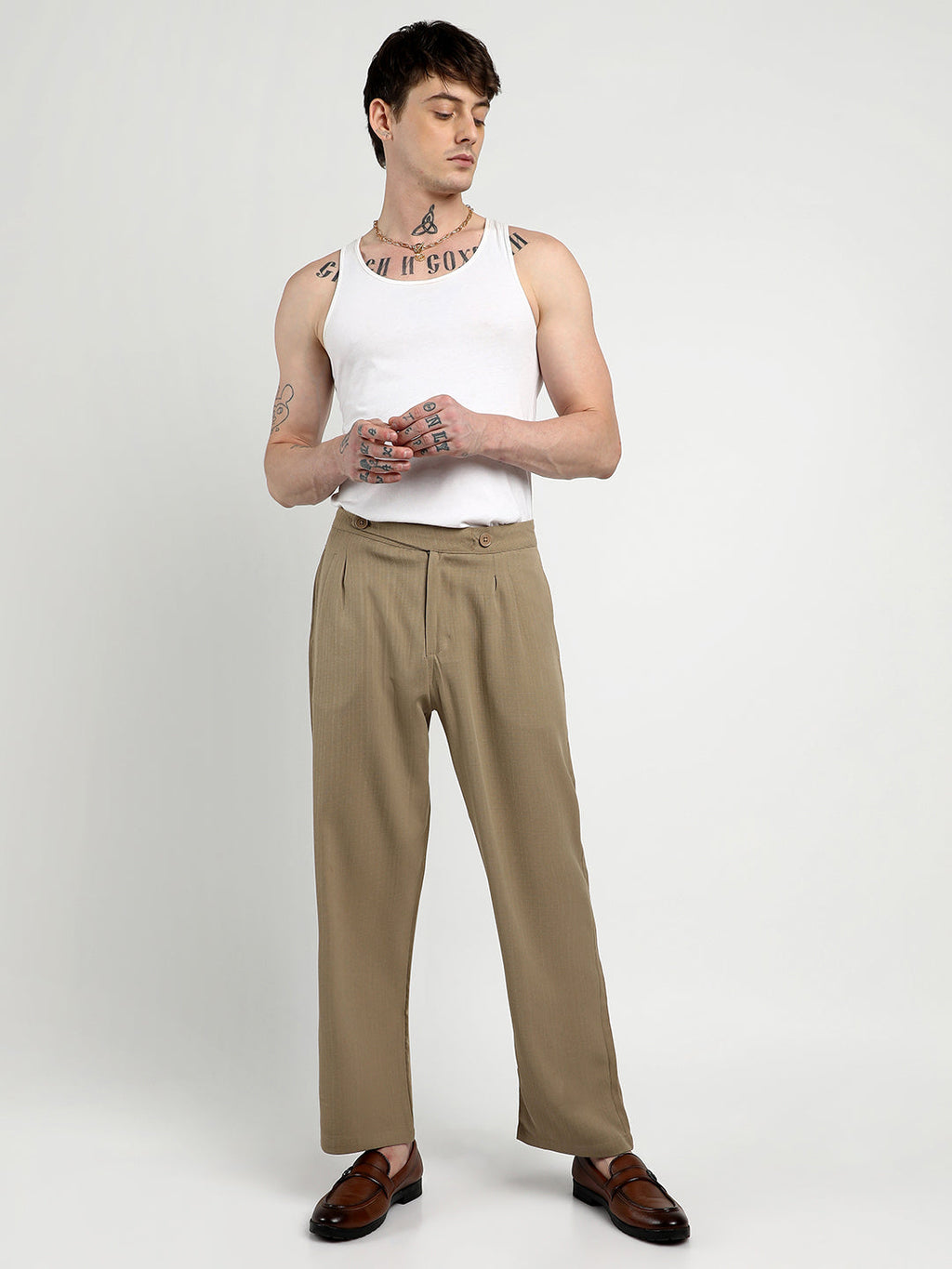 Lightweight - Tailored Linen-Blend Trousers