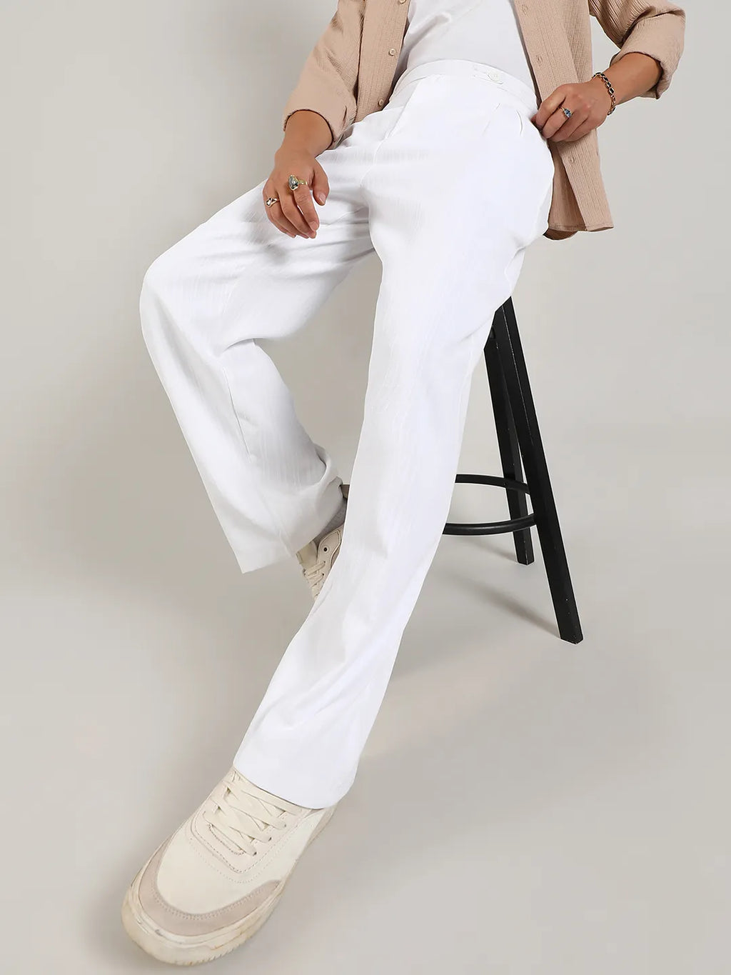 Lightweight - Tailored Linen-Blend Trousers