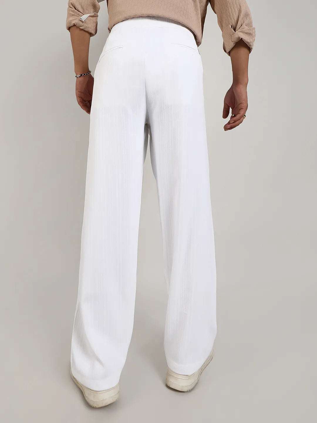 Lightweight - Tailored Linen-Blend Trousers