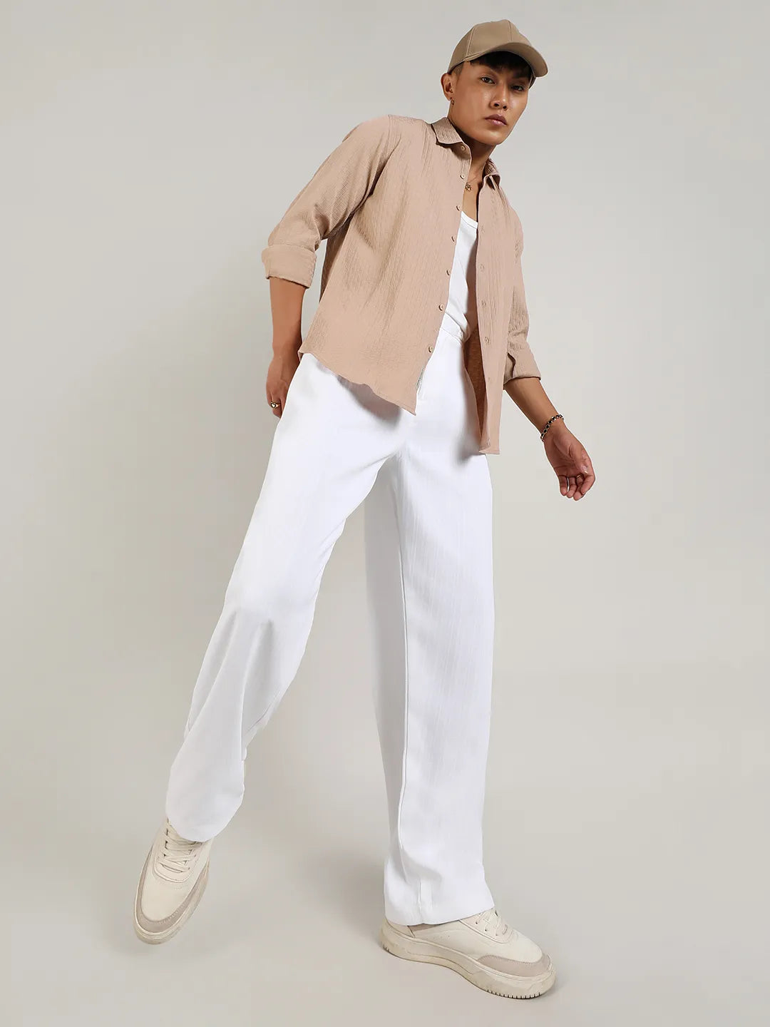 Lightweight - Tailored Linen-Blend Trousers