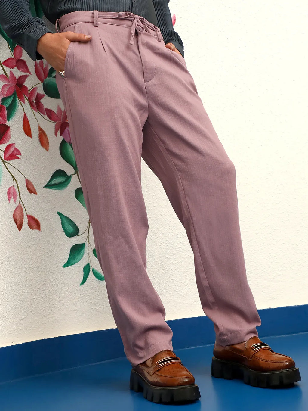 Lightweight - Tailored Linen-Blend Trousers