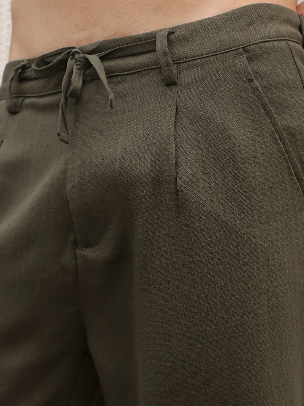 Lightweight - Tailored Linen-Blend Trousers