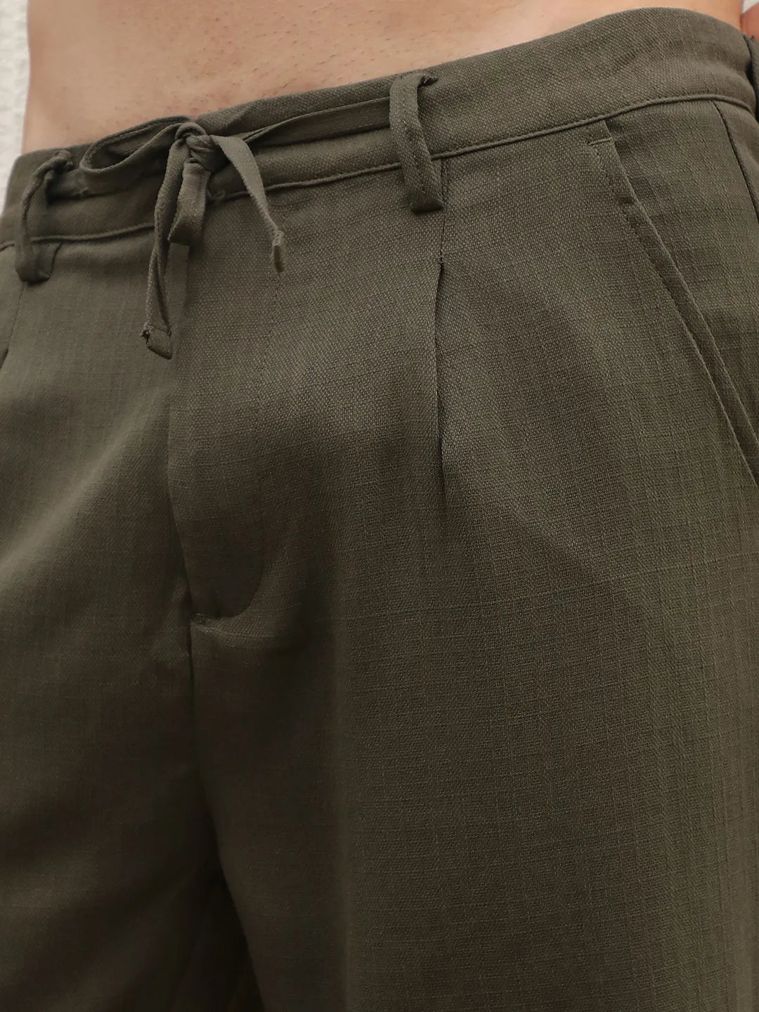 Lightweight - Tailored Linen-Blend Trousers