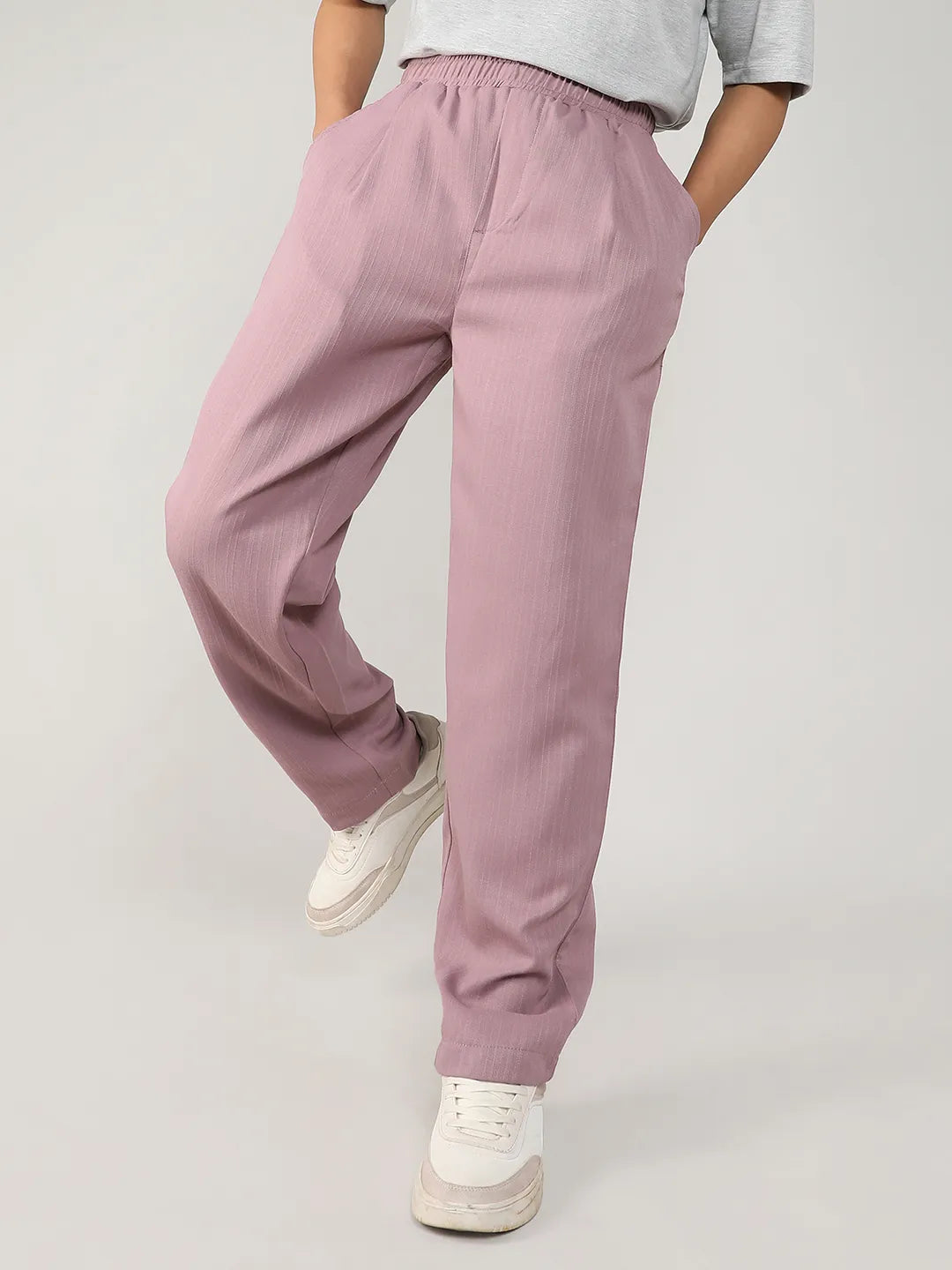 Tailored Linen-Blend Trousers