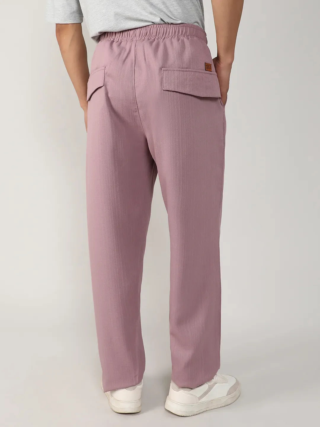 Tailored Linen-Blend Trousers