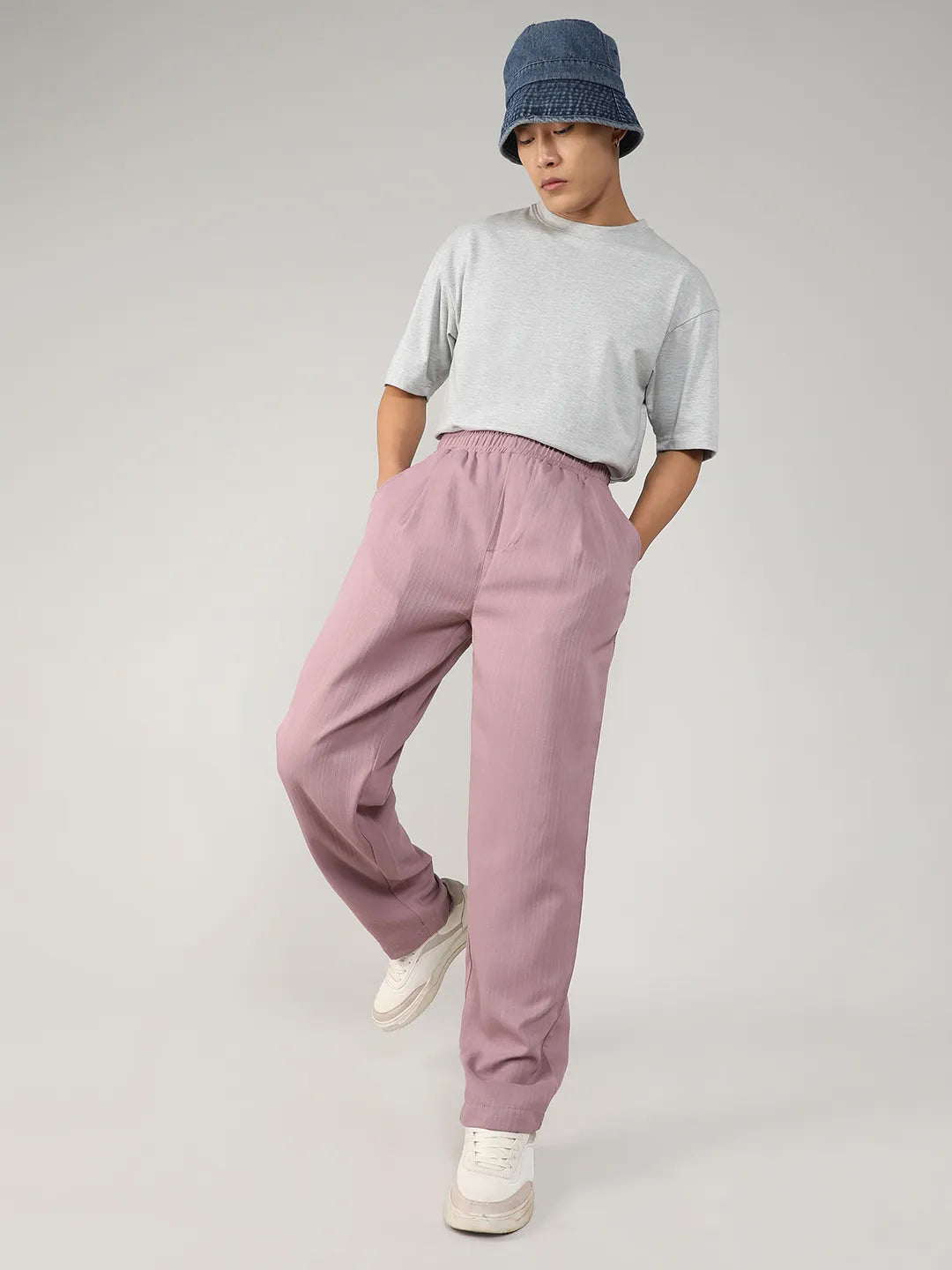 Tailored Linen-Blend Trousers