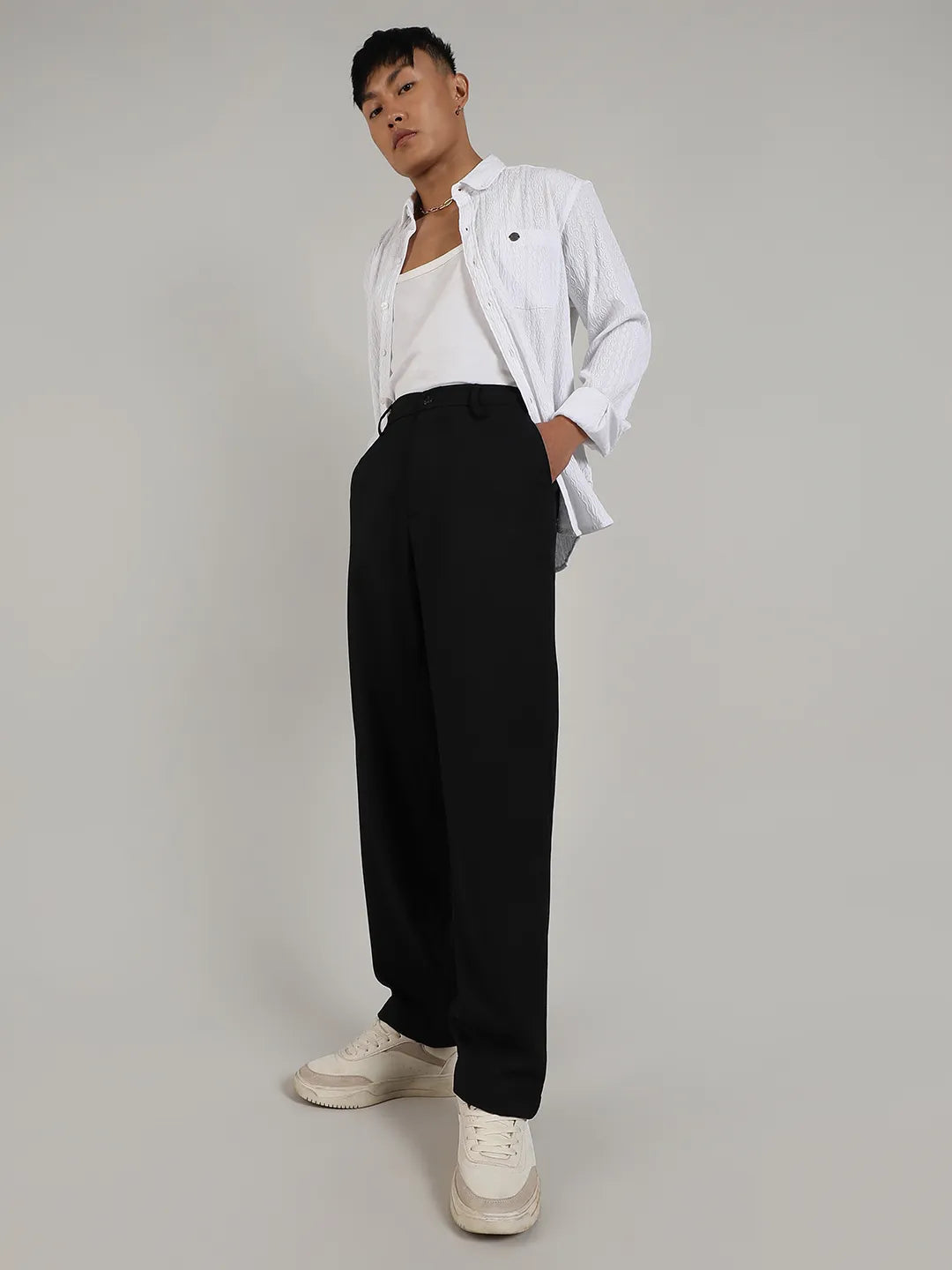Tailored Heathered Trousers