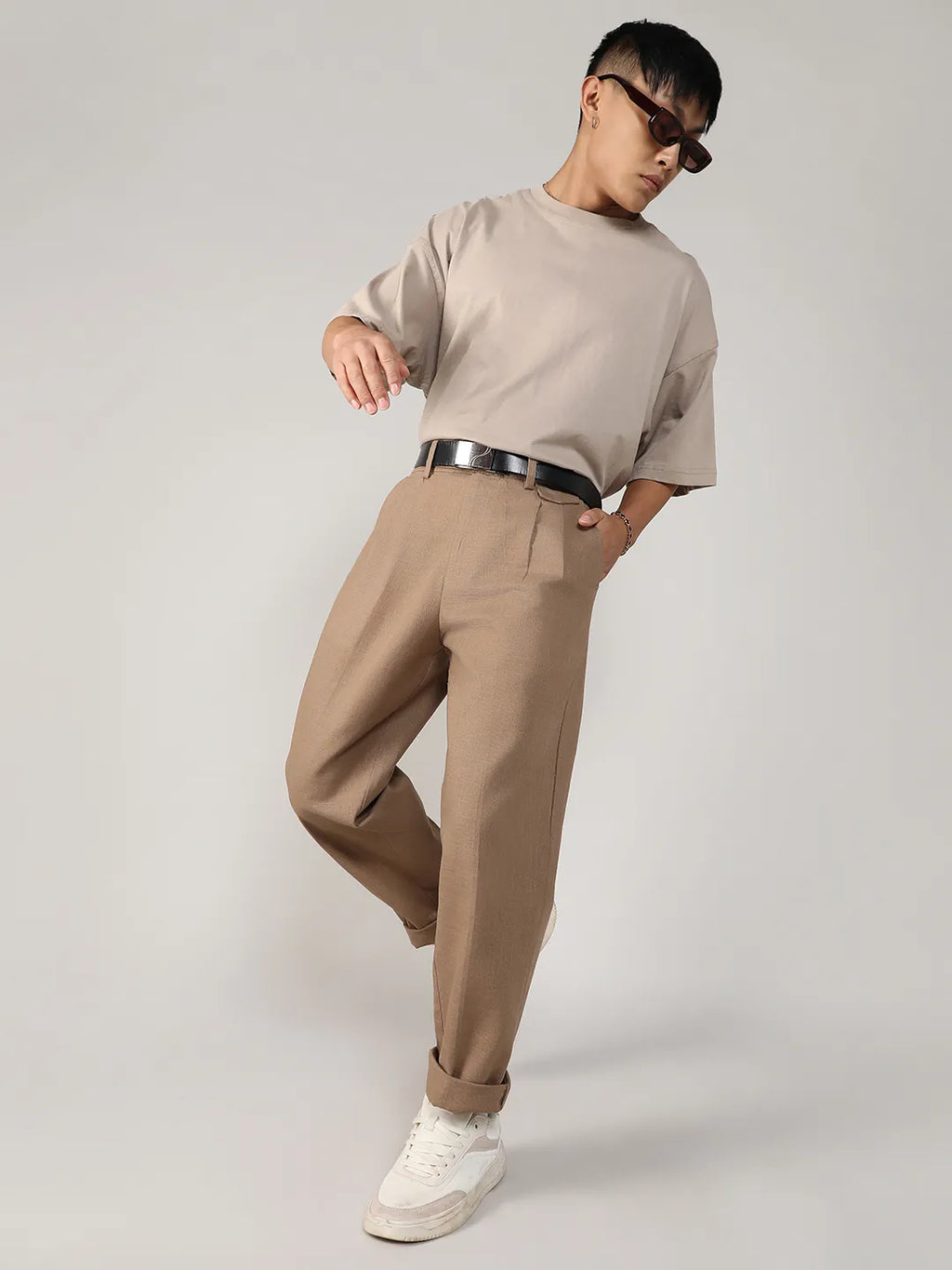 Lightweight - Tailored Linen-Blend Trousers