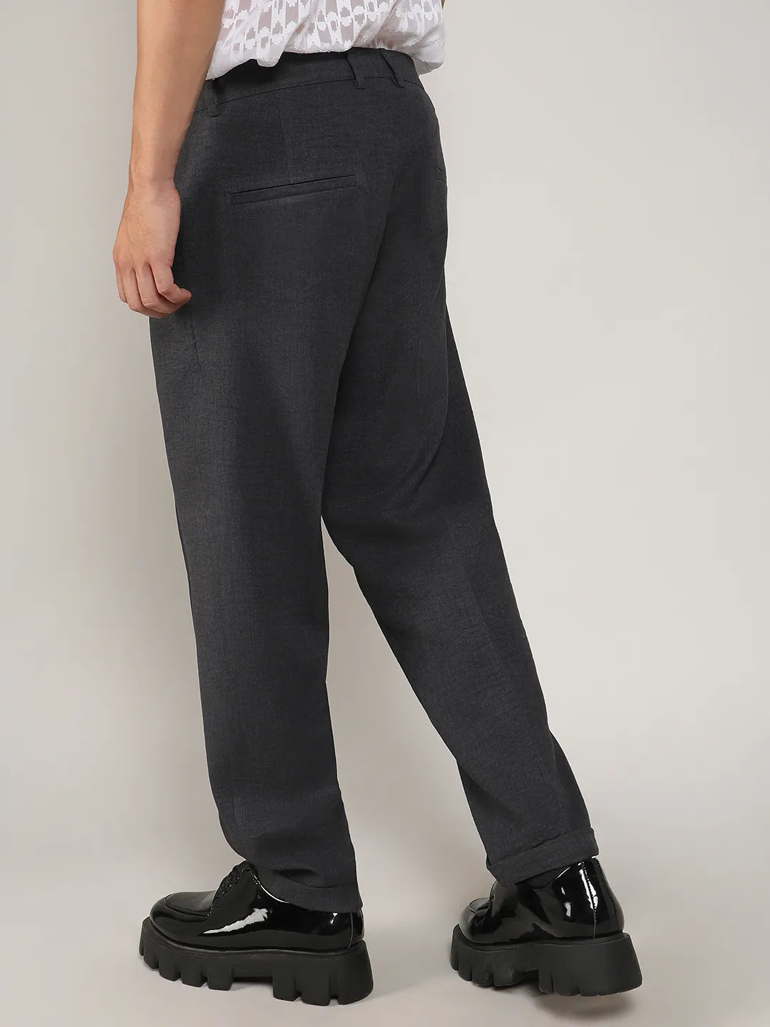 Tailored Linen-Blend Trousers