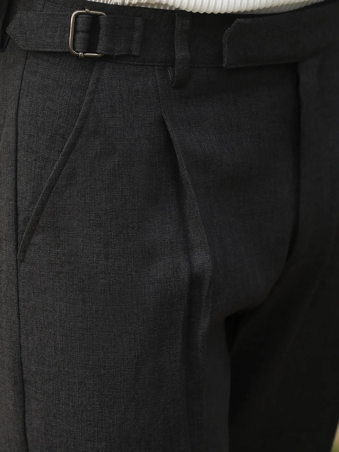 Tailored Linen-Blend Trousers