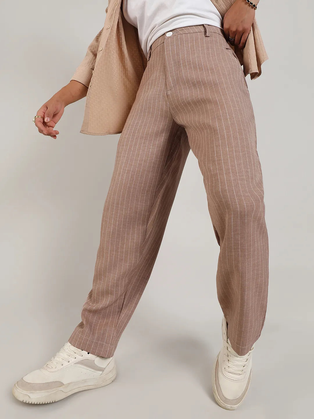 Pinstriped Trousers