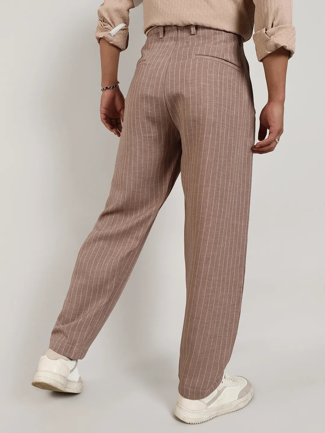Lightweight - Pinstriped Trousers