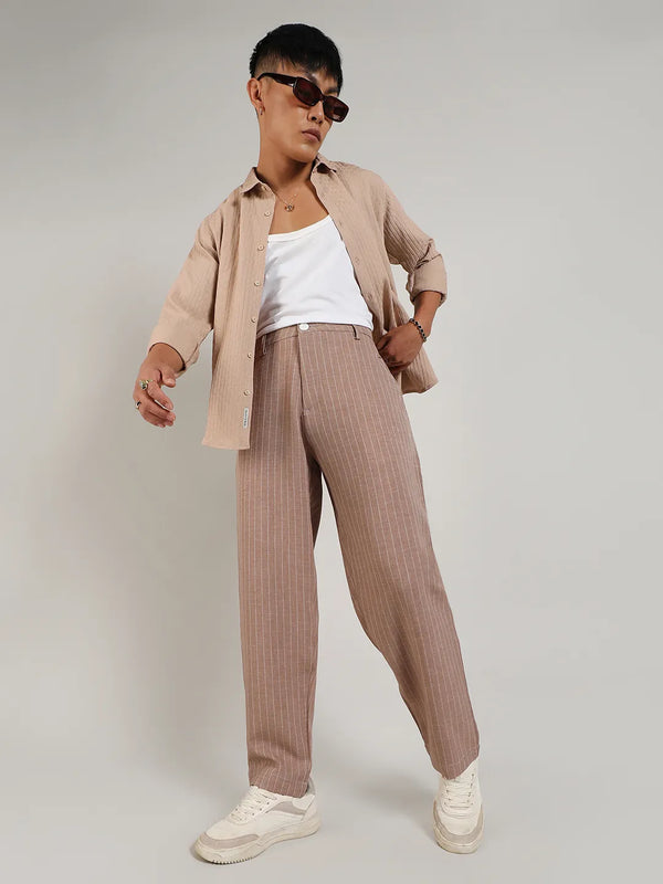 Lightweight - Pinstriped Trousers