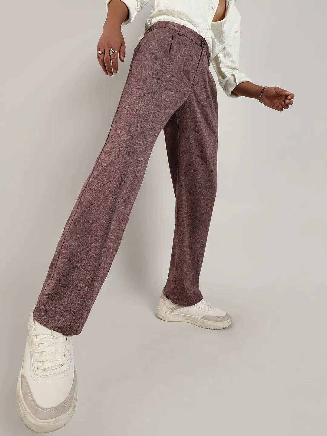 Lightweight - Tailored Heathered Trousers
