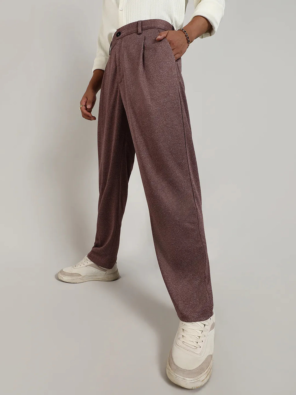 Lightweight - Tailored Heathered Trousers