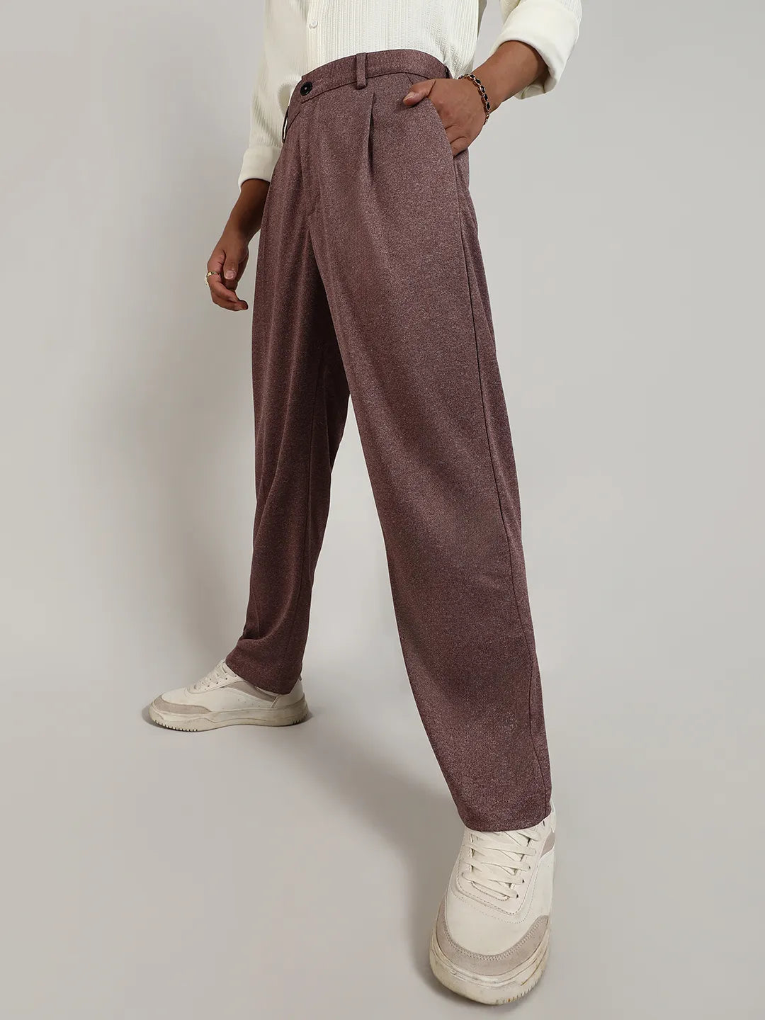 Lightweight - Tailored Heathered Trousers