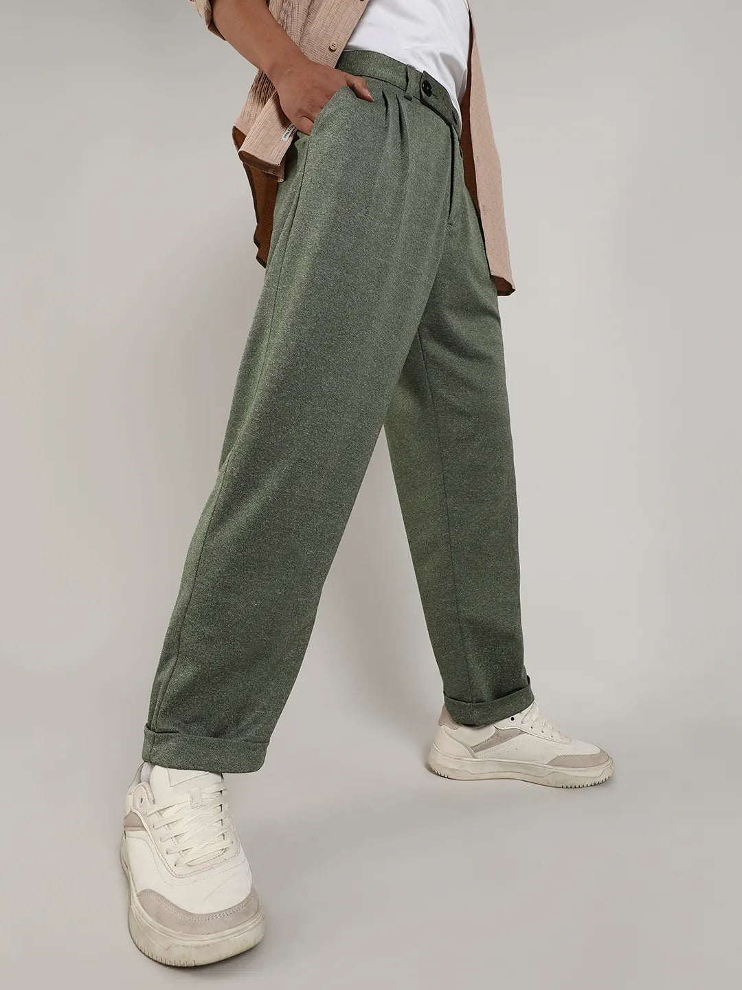 Lightweight - Tailored Heathered Trousers