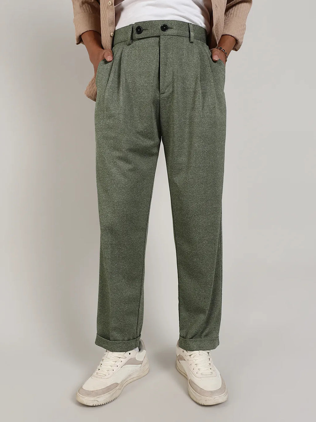 Lightweight - Tailored Heathered Trousers