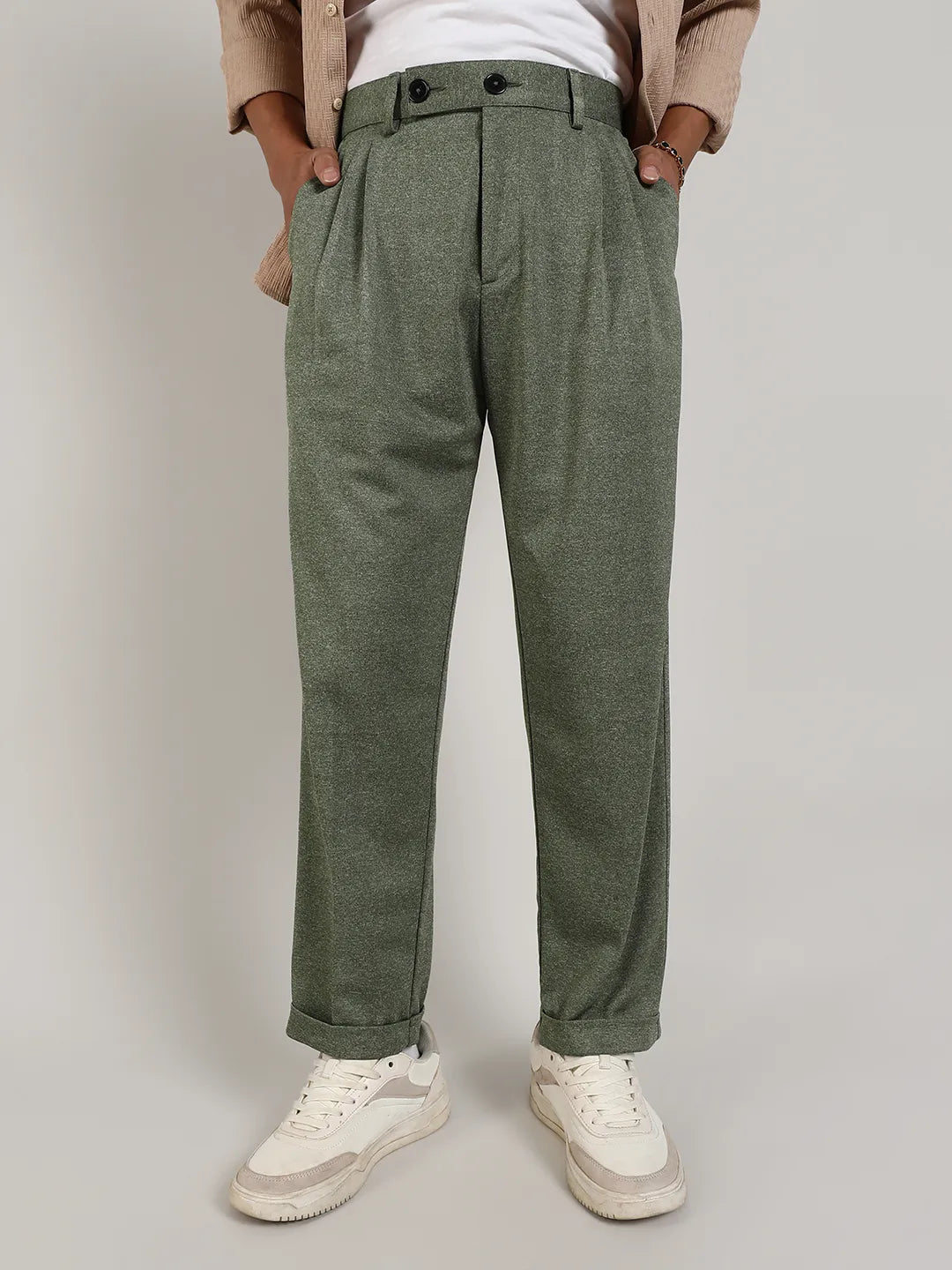 Lightweight - Tailored Heathered Trousers